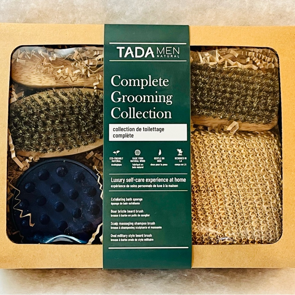 TADA Men’s Natural complete grooming collection. Luxury self-care kit.